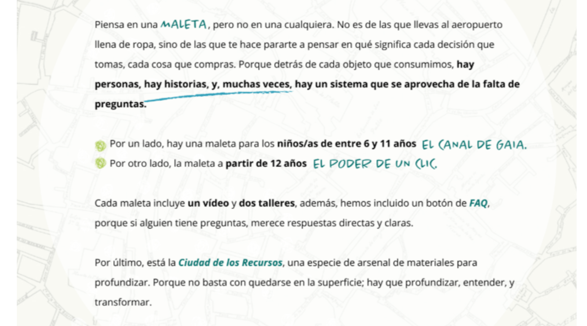 ¿Qué es esta maleta?